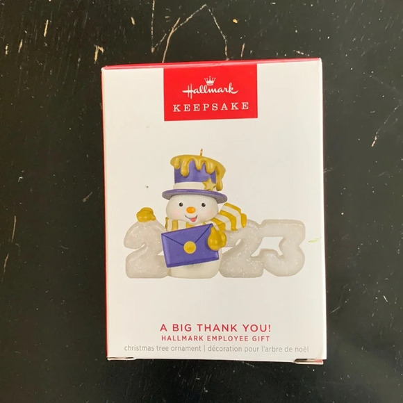 Hallmark keepsake 2023 a big thank you! Employee gift  NIB - Picture 1 of 3